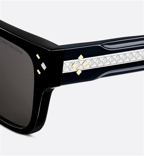 dior octagon sunglasses|CD Diamond S6I Black Square Sunglasses .